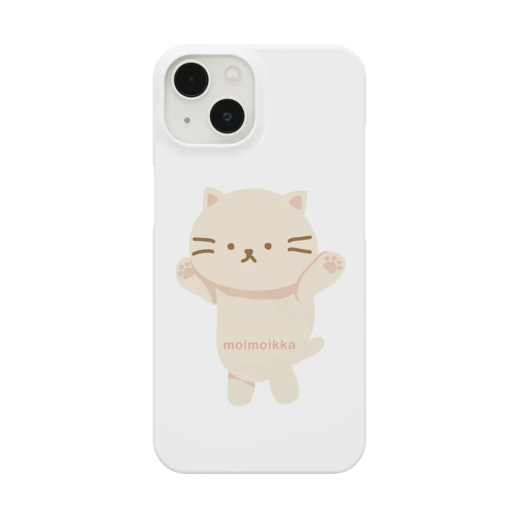 moimoikka@モイモイッカ/動物イラスト･グッズのchibi hug me! ねこ Smartphone Case