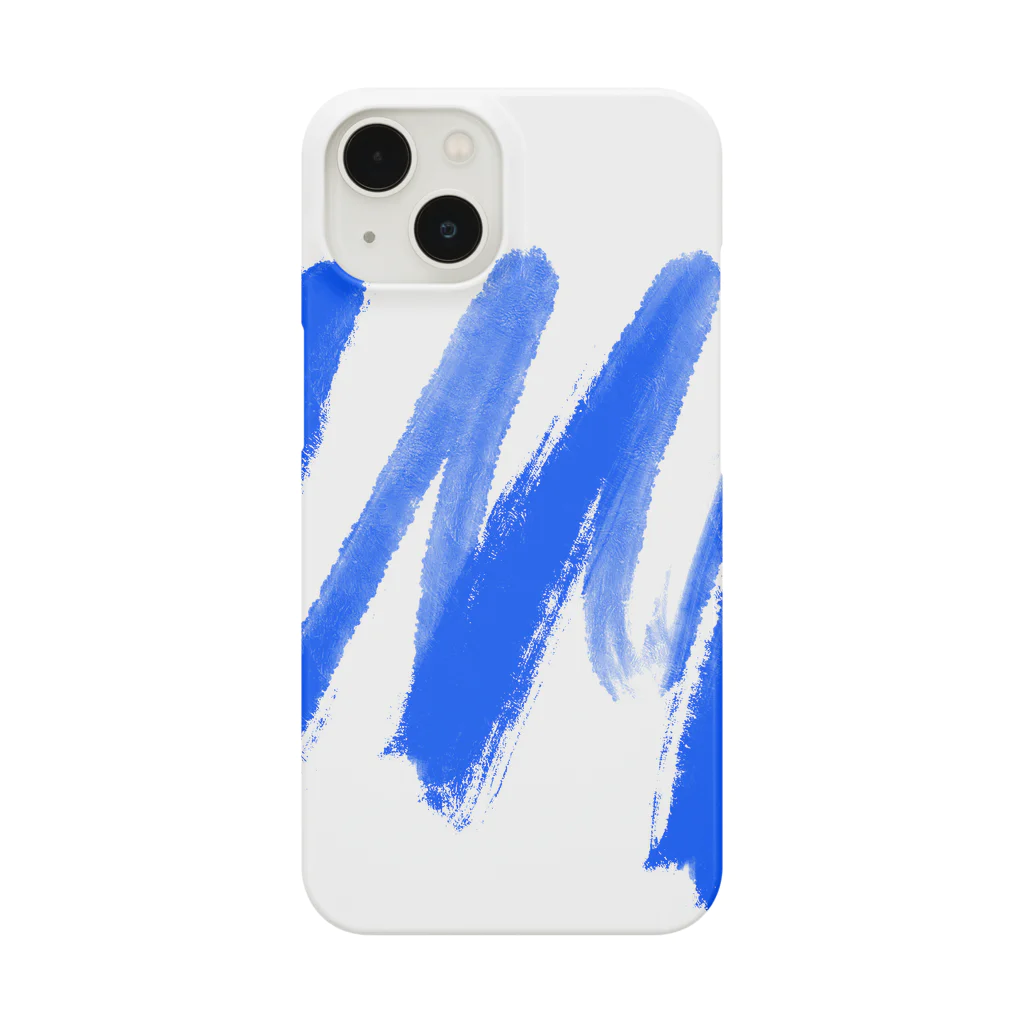 SALのblue paint Smartphone Case