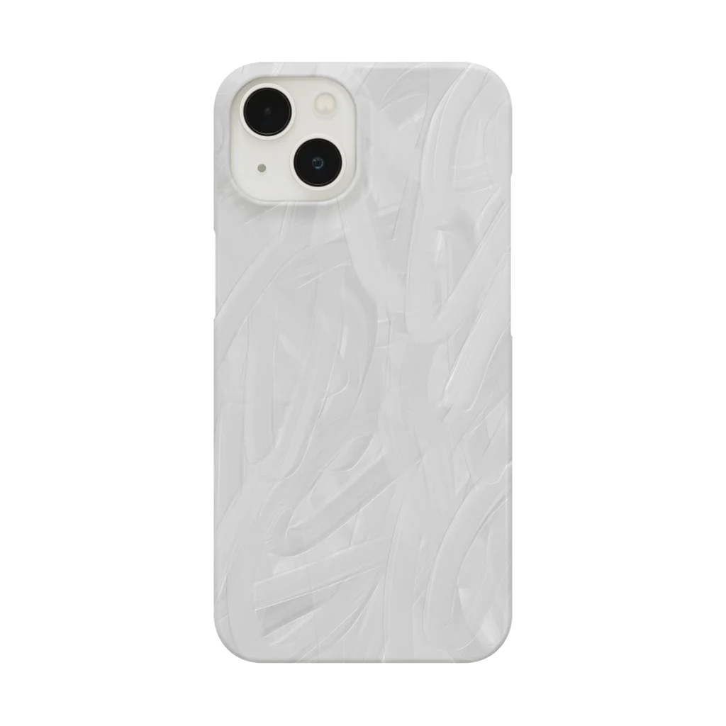 SALのwhite paint Smartphone Case