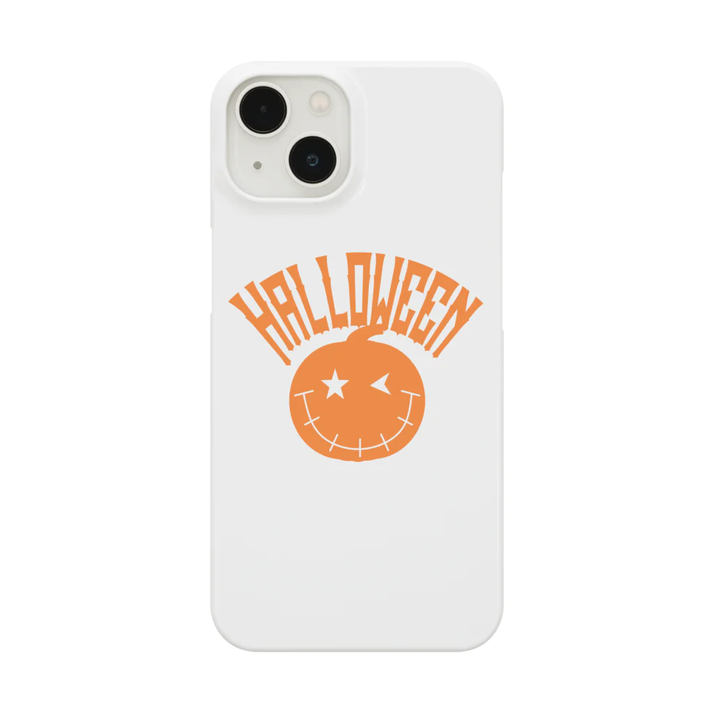 サトオのハロウィンオレンジ文字かぼちゃ アーク ジャック・オー・ランタン Smartphone Case