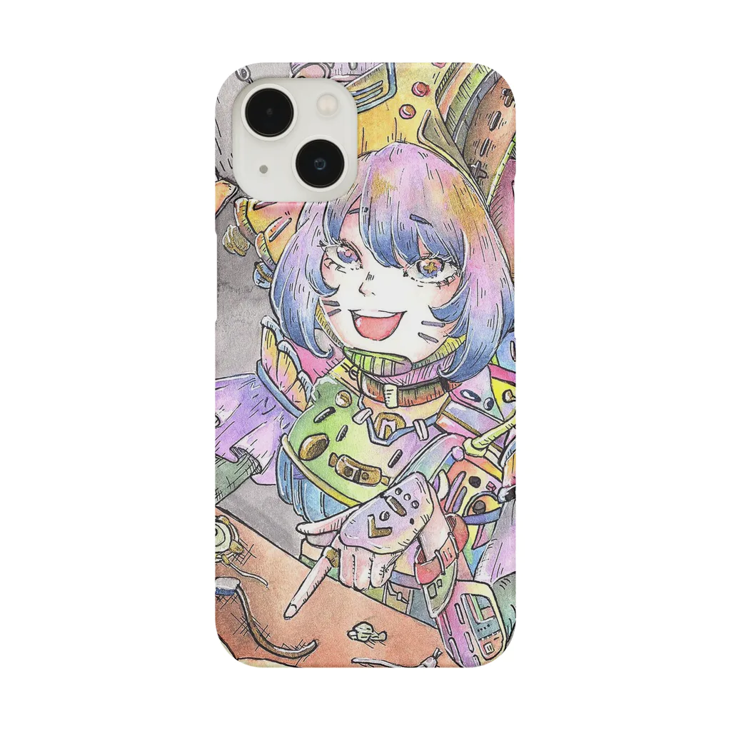 春のたけのこのメカメカ女の子 Smartphone Case