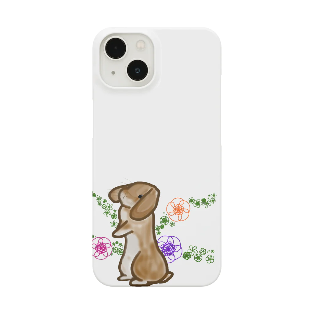 おむすびうさぎのたっちロップイヤー（茶） Smartphone Case