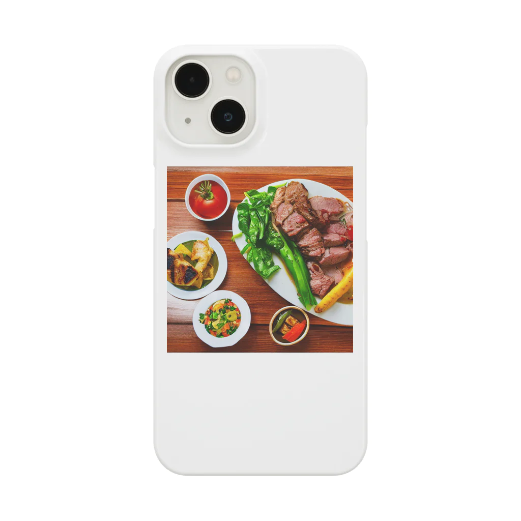 イラストTシャツ【ULTIMATE】の焼肉定食さん Smartphone Case