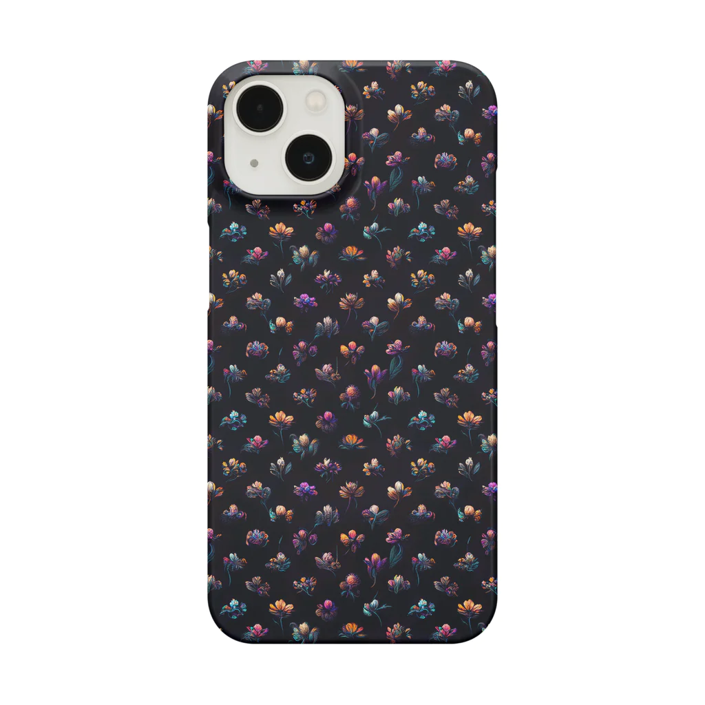 Wearing flashy patterns as if bathing in them!!(クソ派手な柄を浴びるように着る！)の花柄その6 Smartphone Case