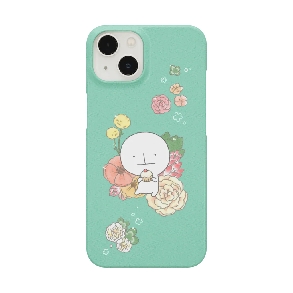 すいちょくんstoreのお花とすいちょくん Smartphone Case