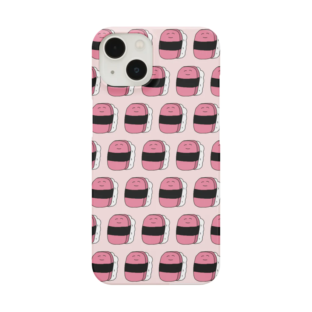 nuna no miseのスパムむすび君　スマホケース　ピンク Smartphone Case