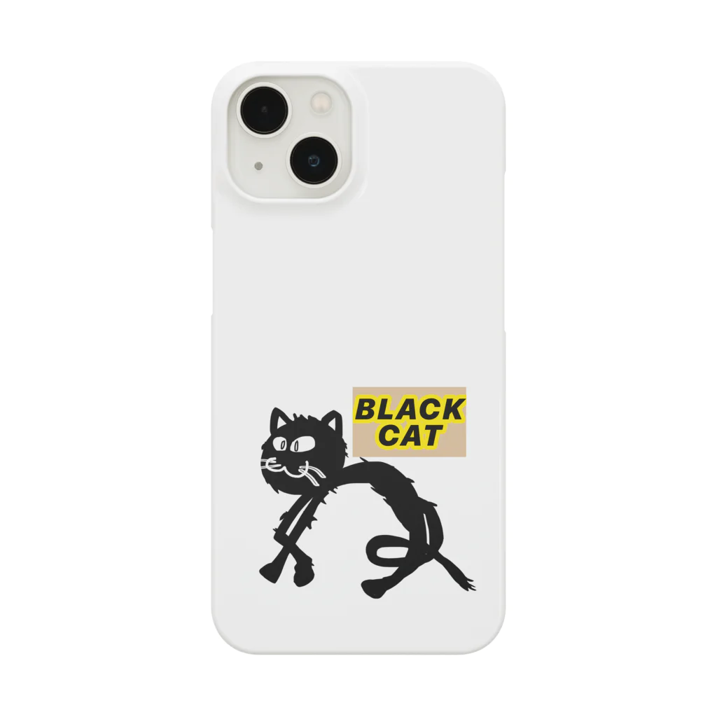 SEVEN-5-Ｇの BLACK  CAT Smartphone Case