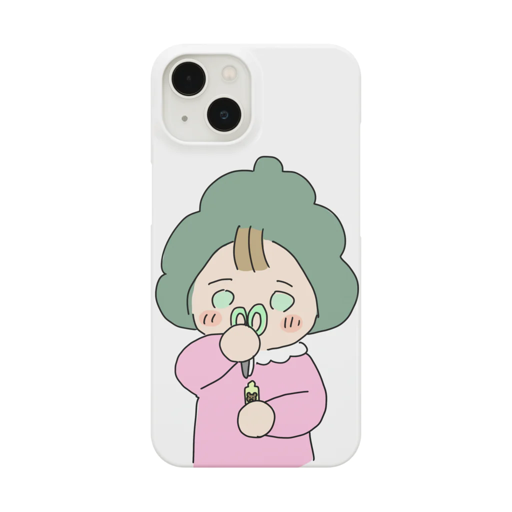 🐚佐藤クソ雑魚タニシ子ちゃん🐚のハサミを片すタニちゃん Smartphone Case