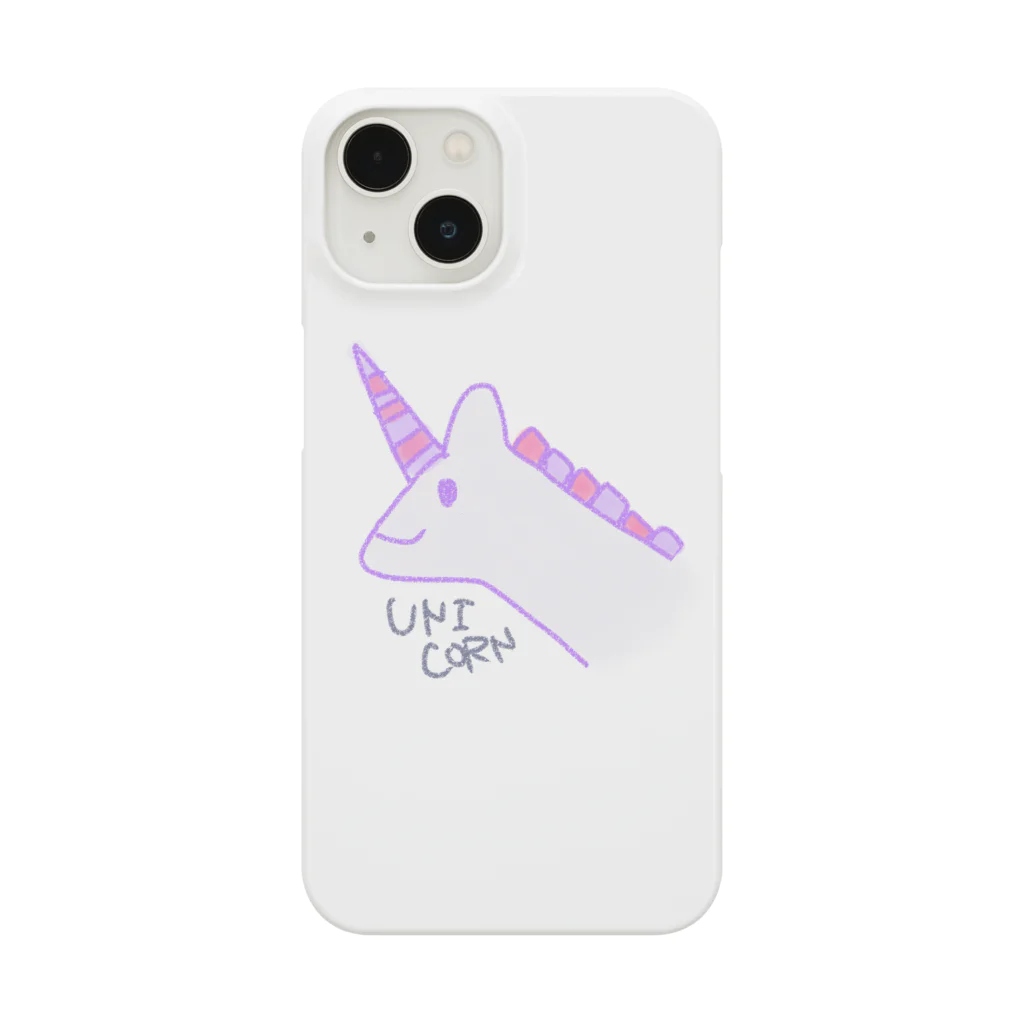 あやとう🦄の塗りムラゆるゆるユニコーン Smartphone Case