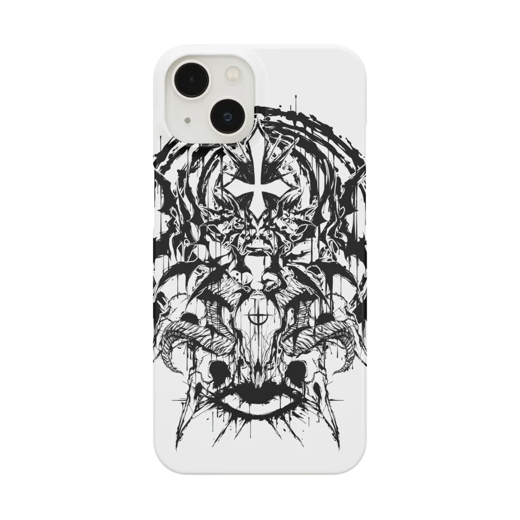 エゴイスト乙女の聖痕　黒 Smartphone Case