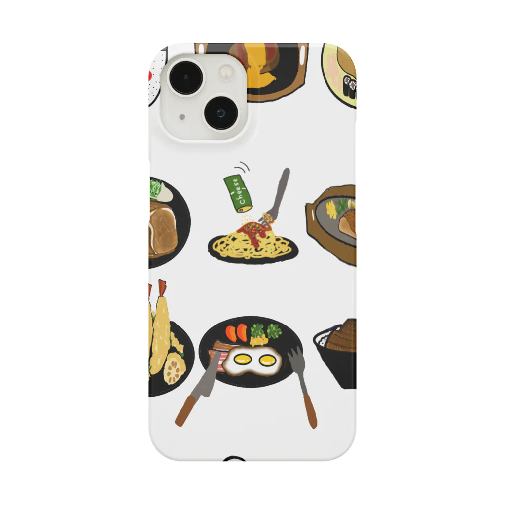 頭に乗せちゃいました。の食べたい物シリーズ Smartphone Case