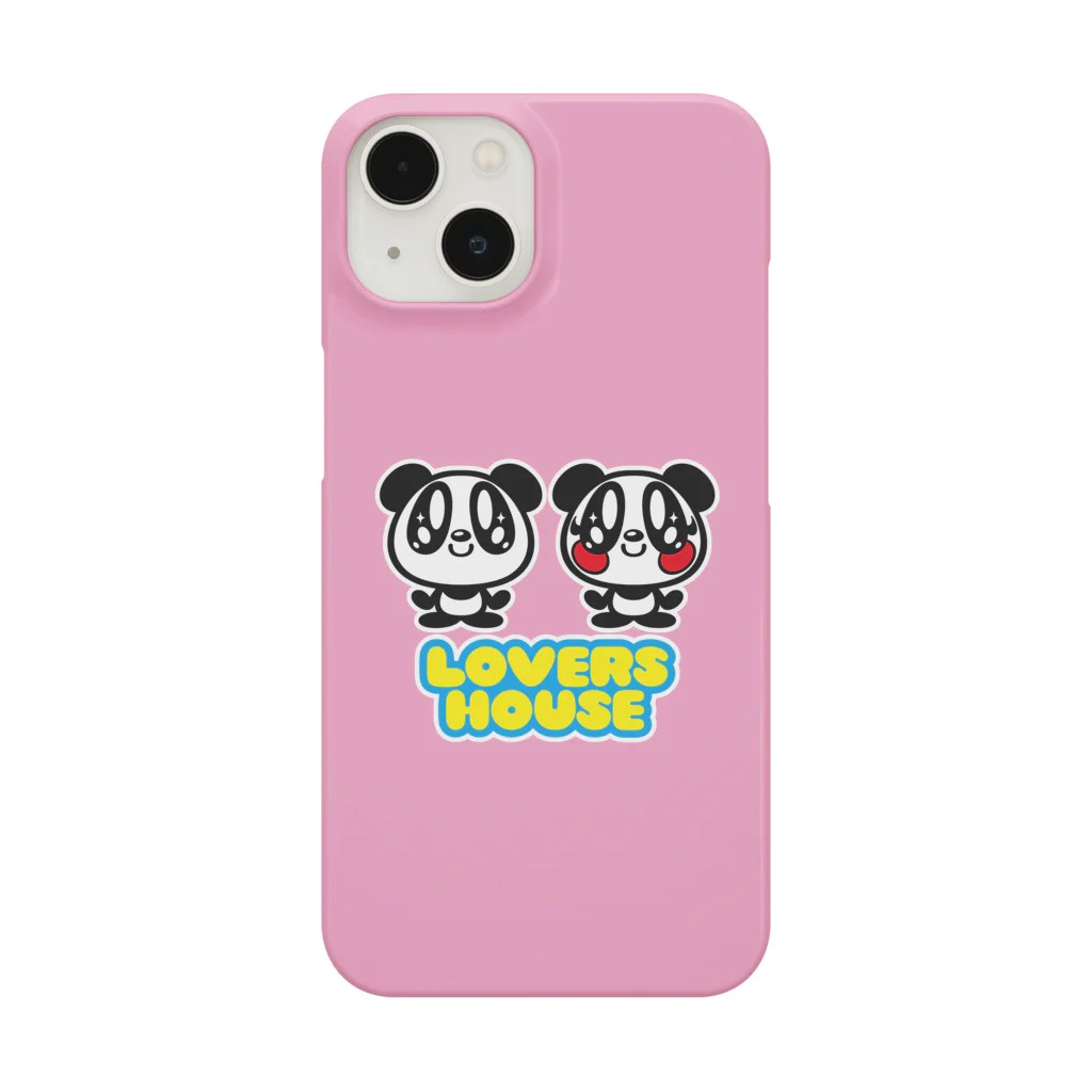 SUPER LOVERS co,ltdのLOVERS HOUSEロゴ　ピンク Smartphone Case