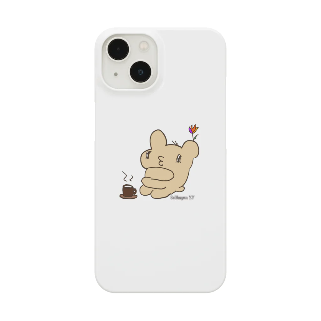 Selfhugma Y.Yのセルフハグマ(beige color) Smartphone Case