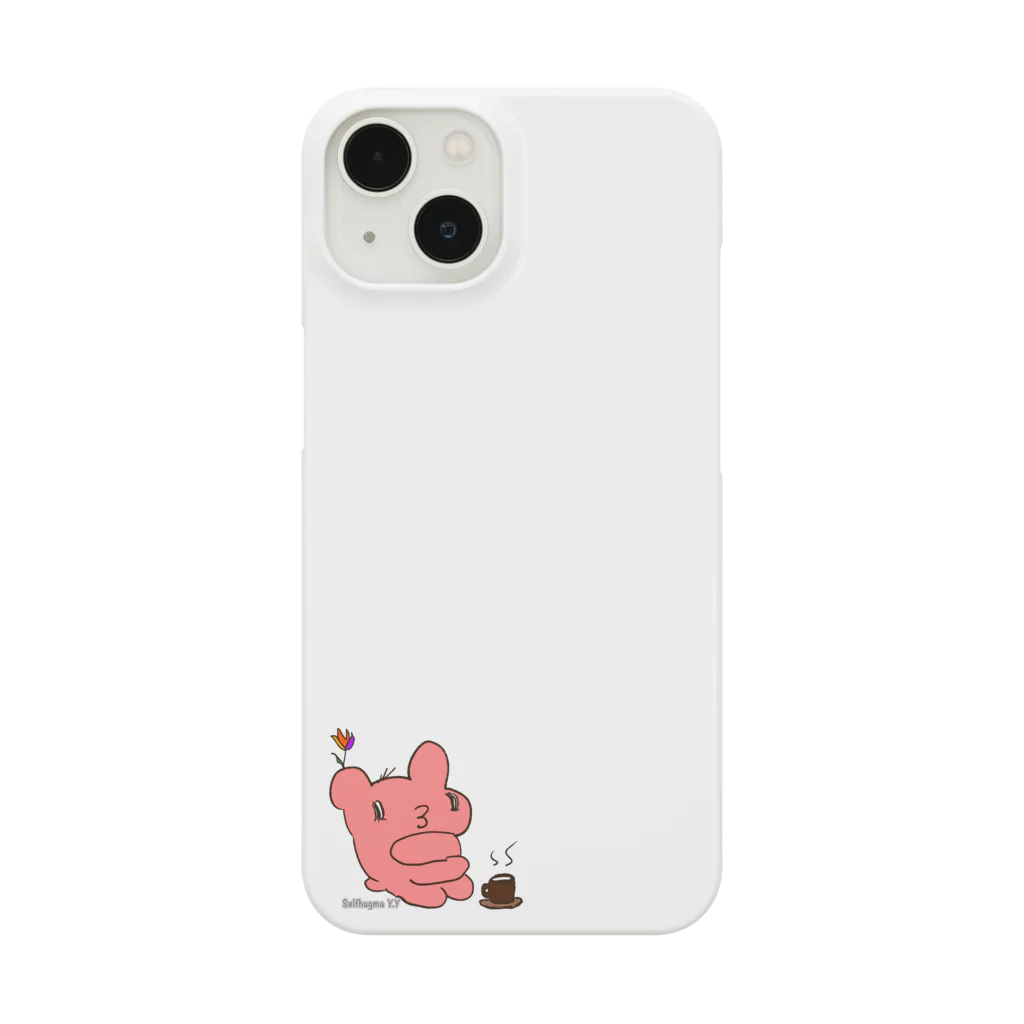 Selfhugma Y.Yのセルフハグマ(pink color) スマホケース