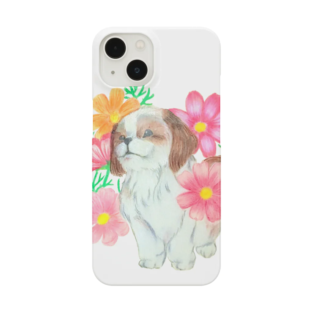 ビーオ！の秋桜とシーズー Smartphone Case