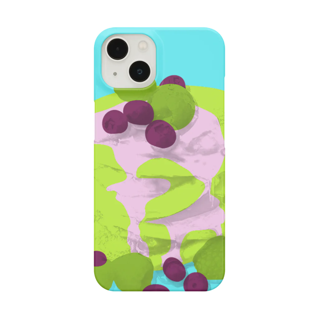 daddy-s_junkfoodsのPANCAKE-GREEN Smartphone Case