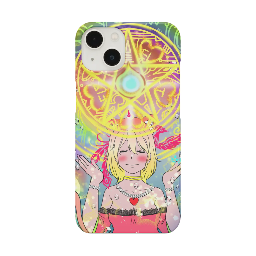 広ノ坂　瀬央のねこねこラブ魔法陣 Smartphone Case