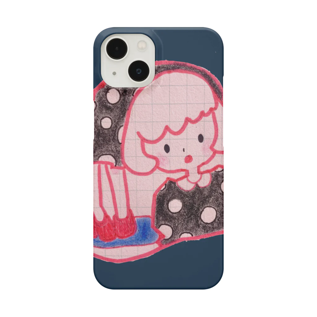 feee.co/フィー子(マーメイド)のダンスフロアに佇むモガ(ネイビー) Smartphone Case