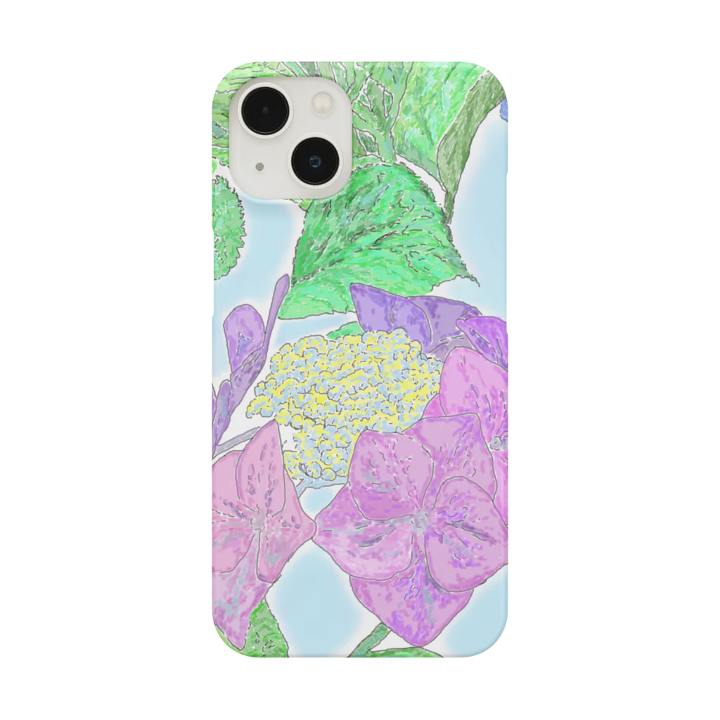 niwatsukinoの紫陽花（あじさい） Smartphone Case