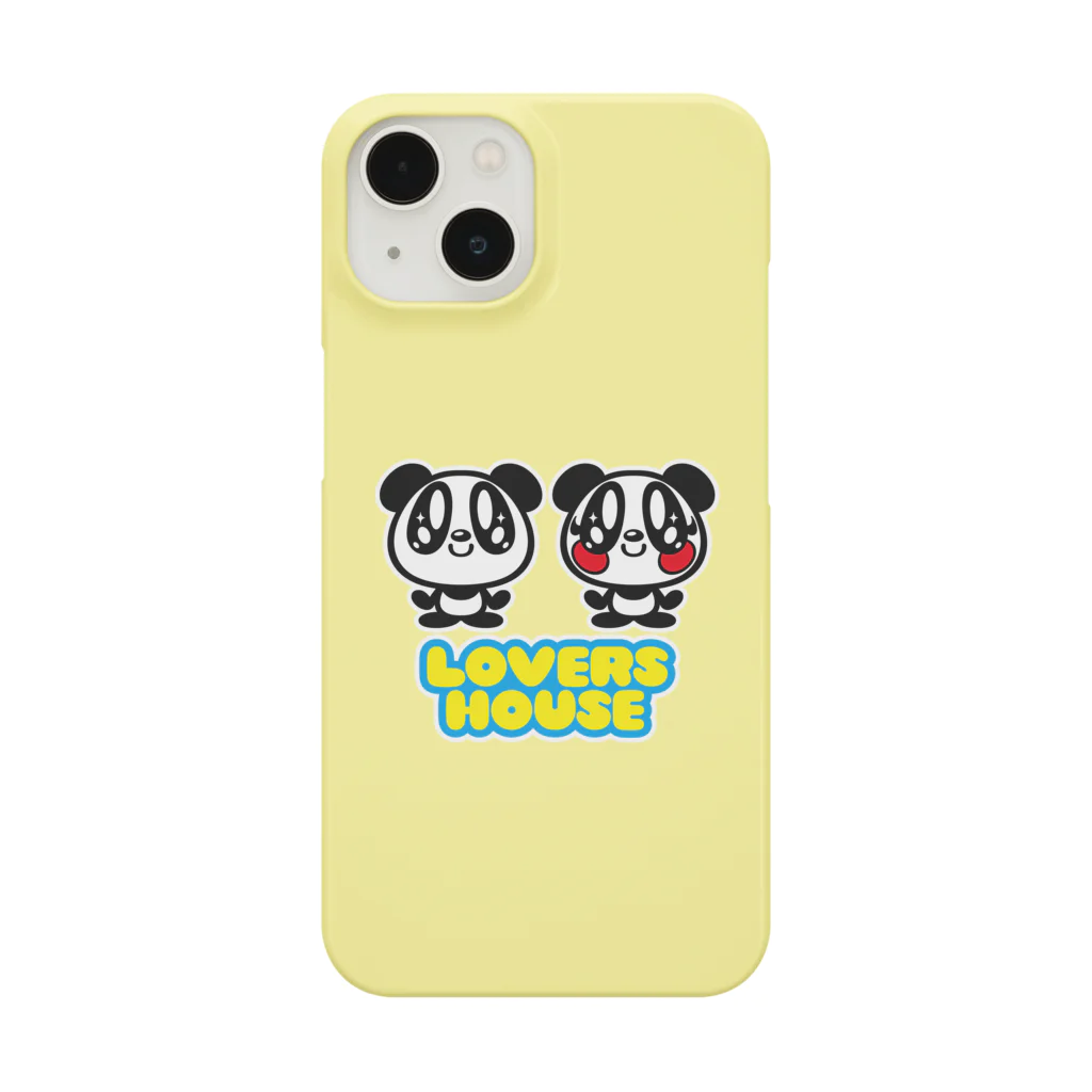 SUPER LOVERS co,ltdのLOVERS HOUSE ロゴ　イエロー Smartphone Case