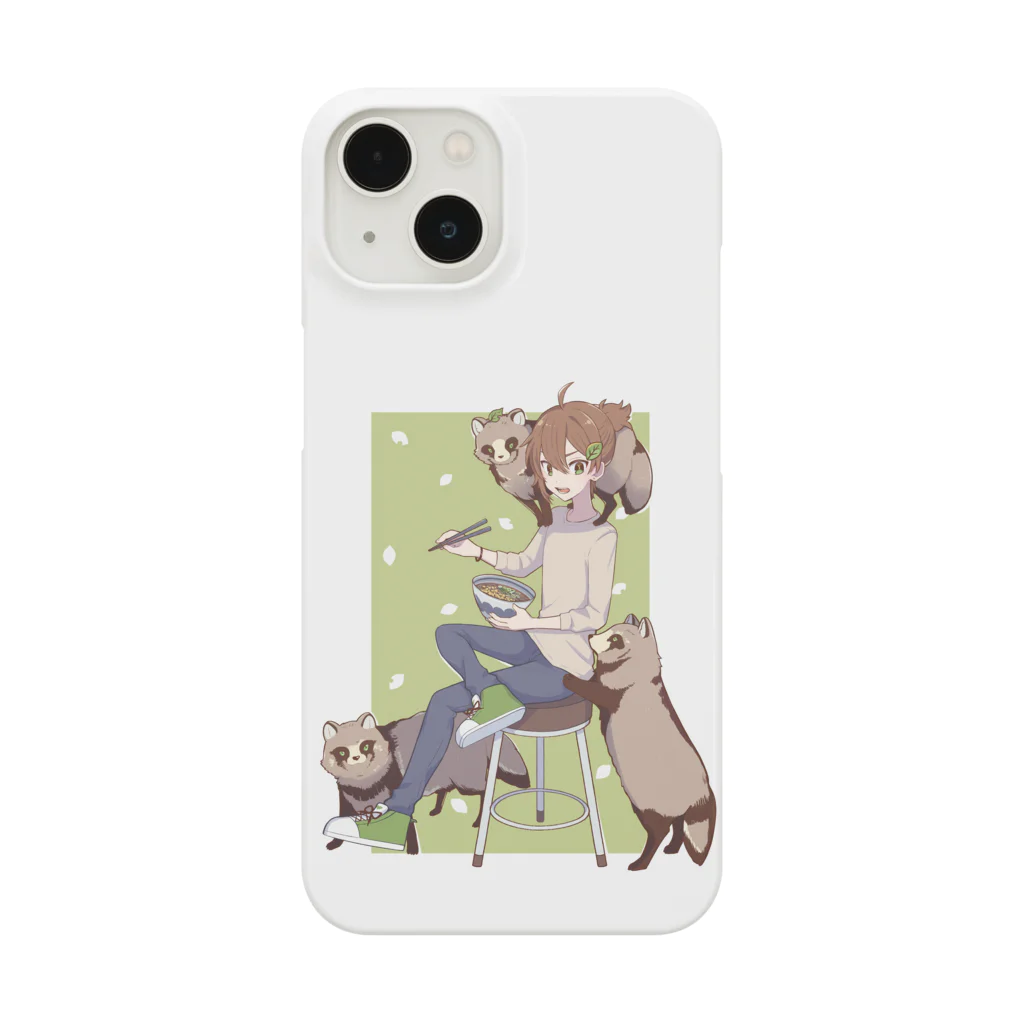 ぱすたてるかるぼのたぬき Smartphone Case