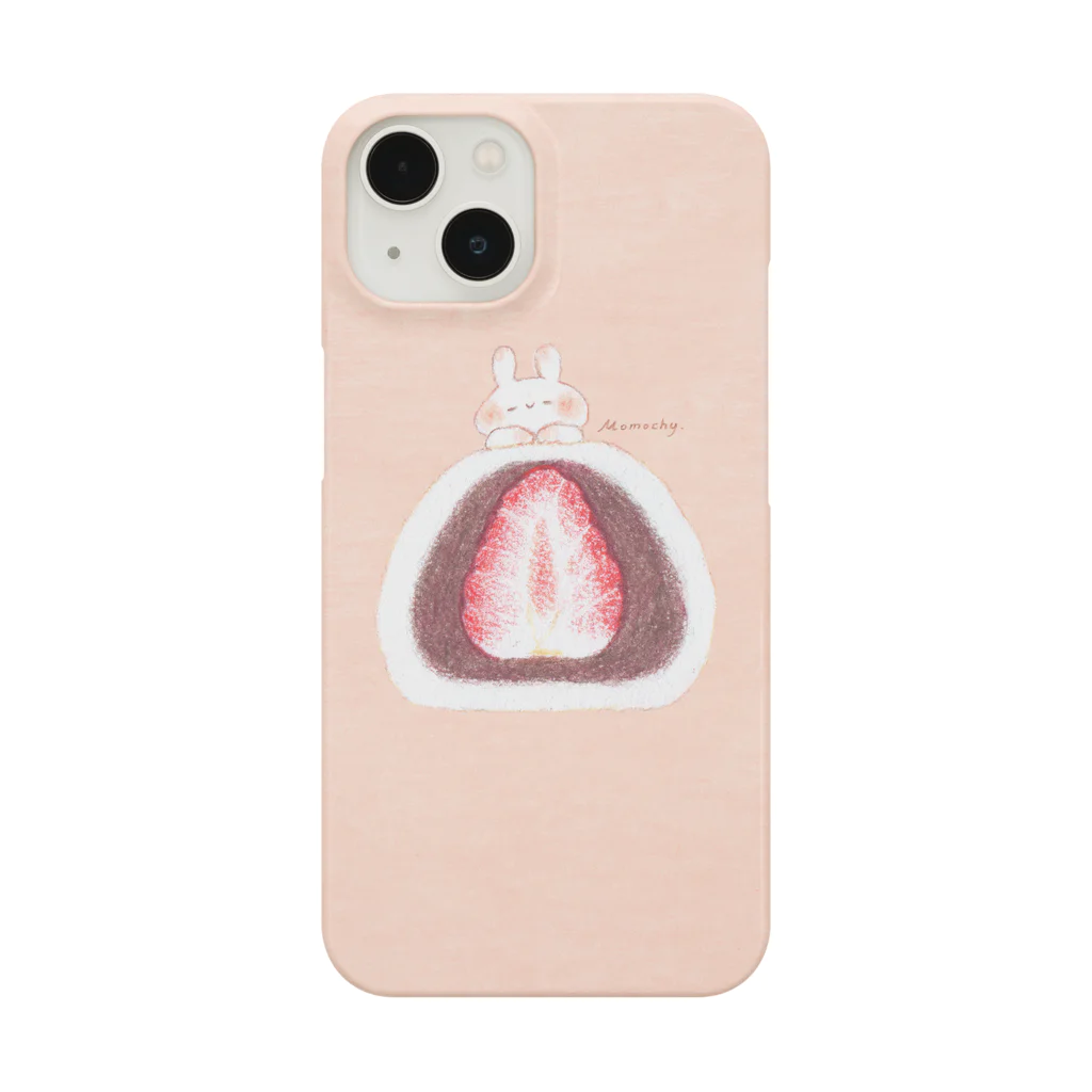 ＊momochy shop＊のいちご大福とうさぎ Smartphone Case