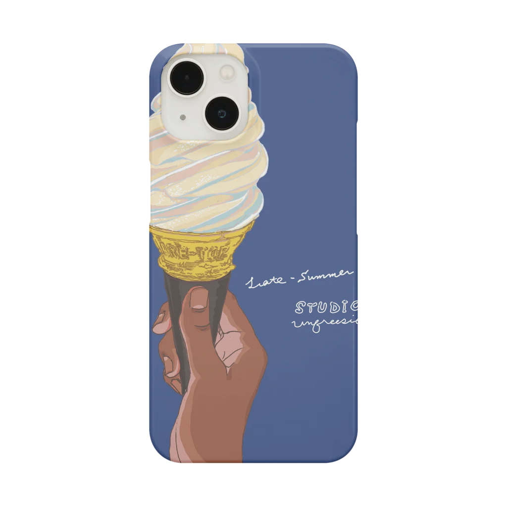 STUDIOunfreesiaのLate summer CREAM スマホケース