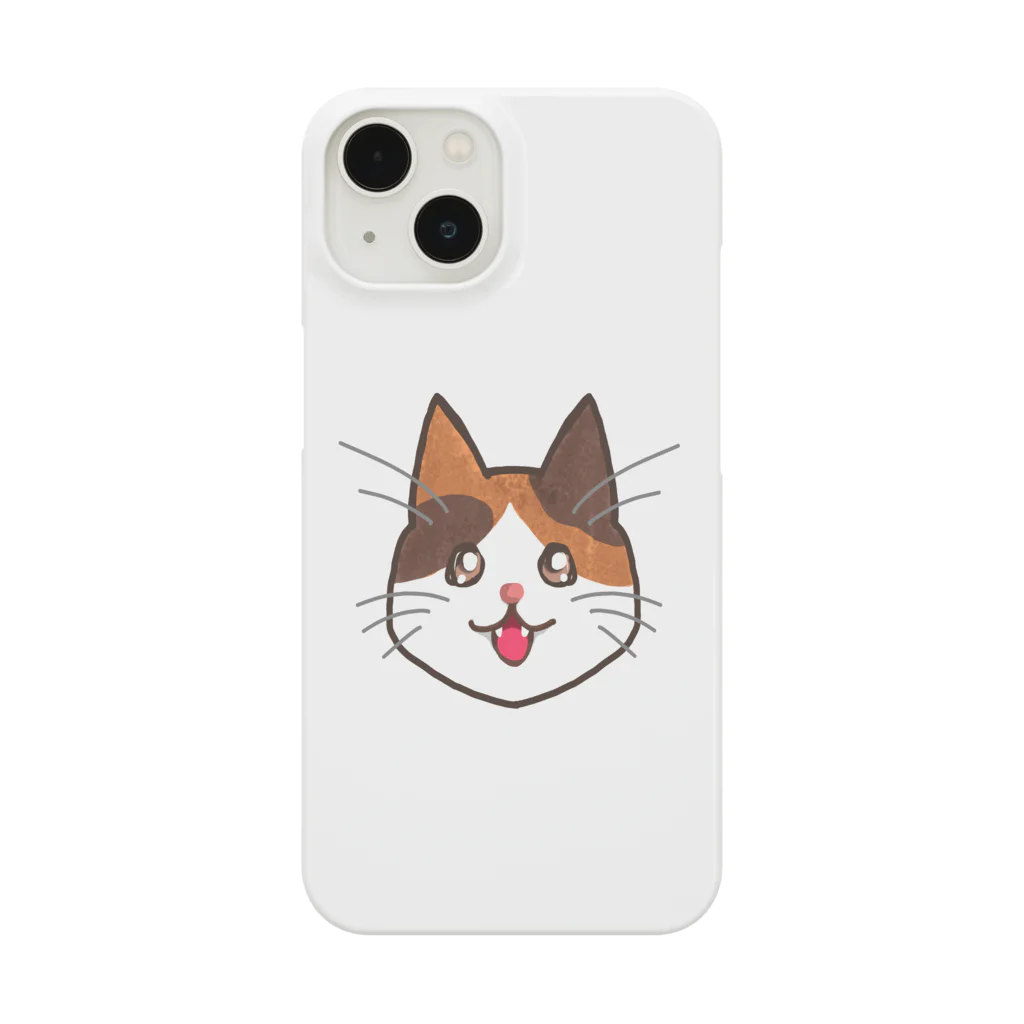 コナカマ通販SUZURI支店の三毛猫ちゃん Smartphone Case