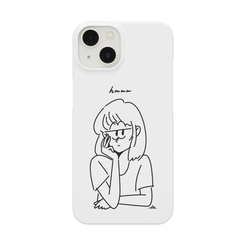 マチダタケルのSUZURIのお店のマチダタケル - hmmm Girl Smartphone Case