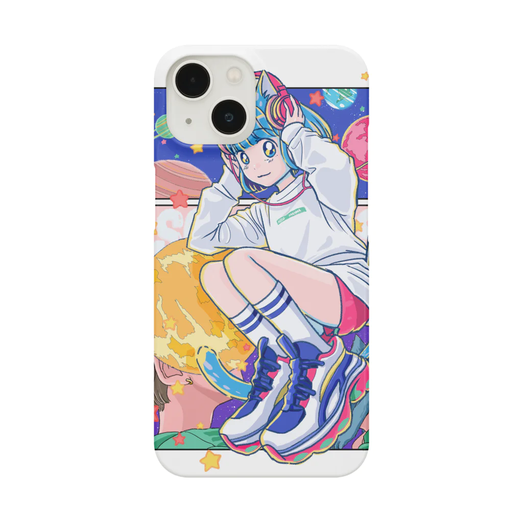 こばやし少女の無重力猫 Smartphone Case