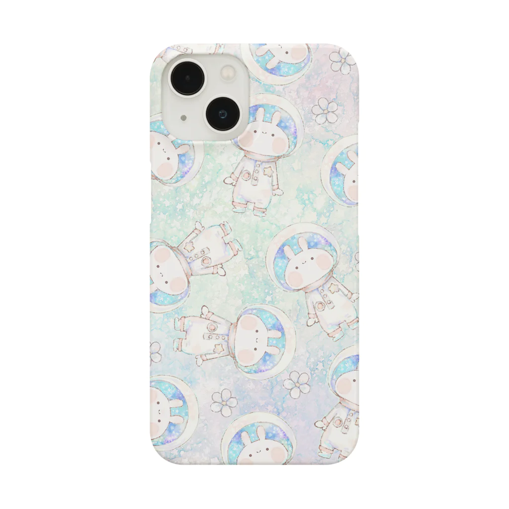 ＊momochy shop＊の宇宙うさぎ Smartphone Case