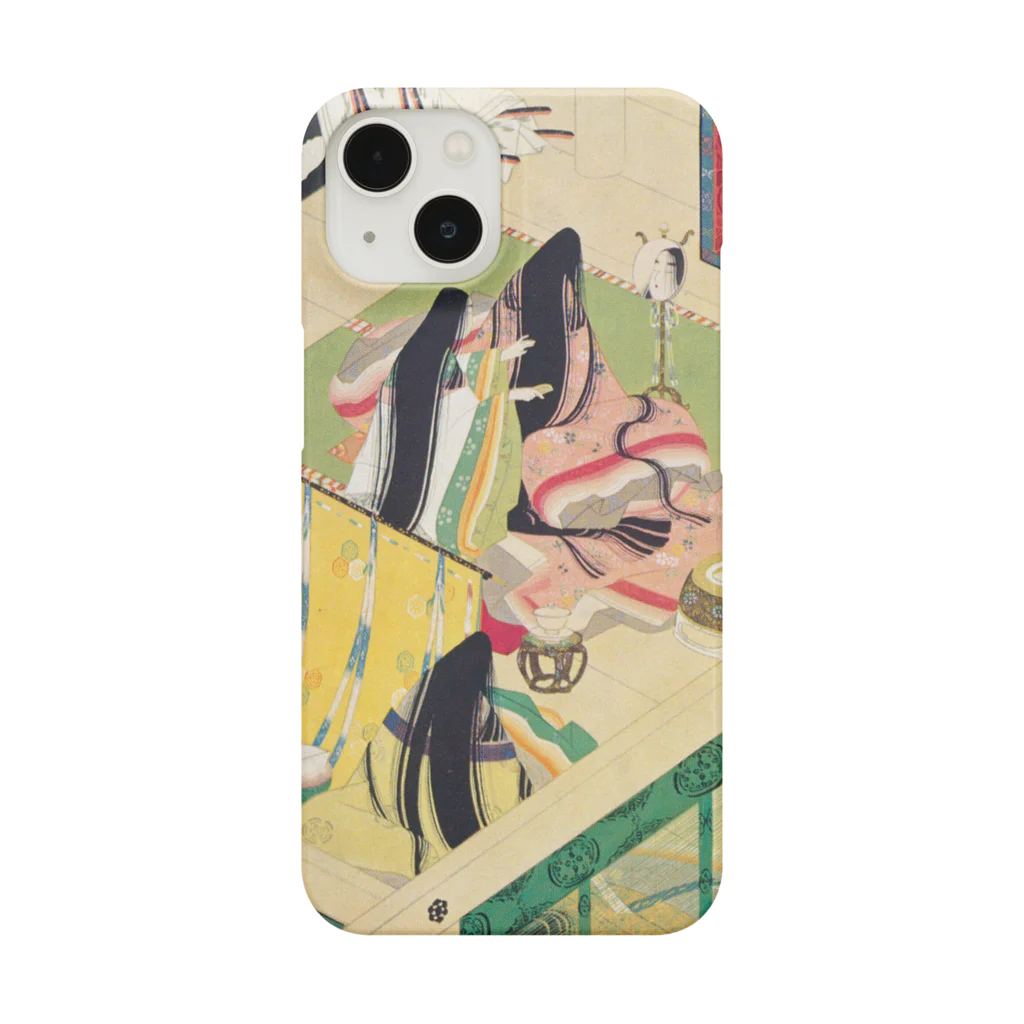 Nursery Rhymes  【アンティークデザインショップ】の平安絵巻風 Smartphone Case