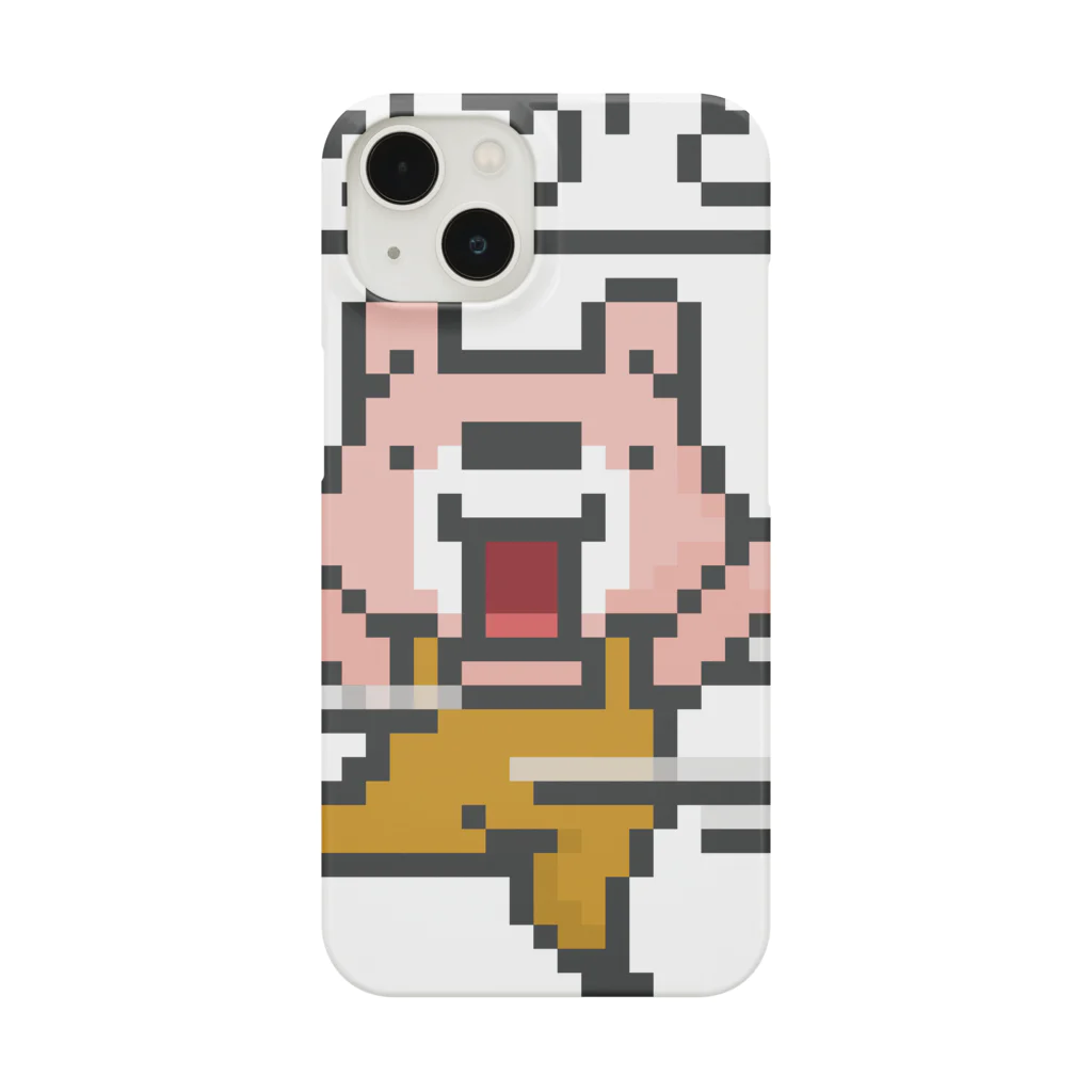 イラスト MONYAAT のぴんくまにあのありがとう Smartphone Case