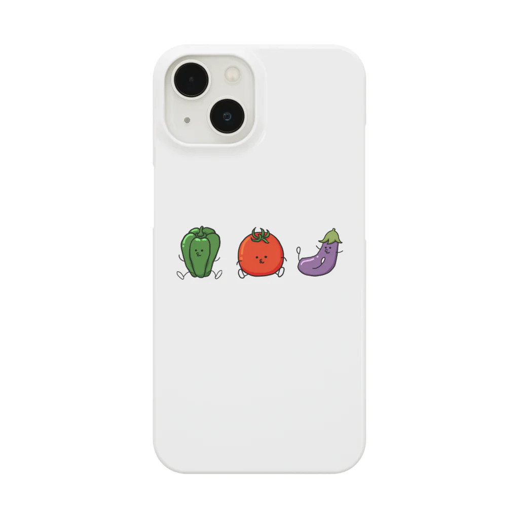 くつしたマン屋さんの夏野菜達 Smartphone Case