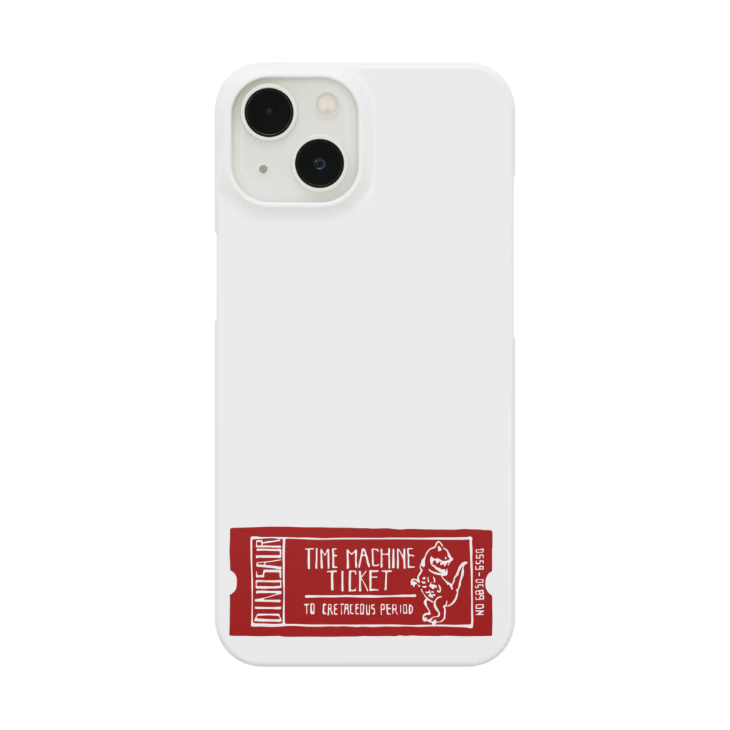 ツクルビヨリの恐竜時代タイムマシンチケット〜白亜紀行き〜　RED Smartphone Case