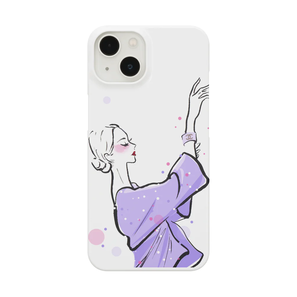 Jojo Yan | A Fashion Illustratorのバレリーナ Smartphone Case