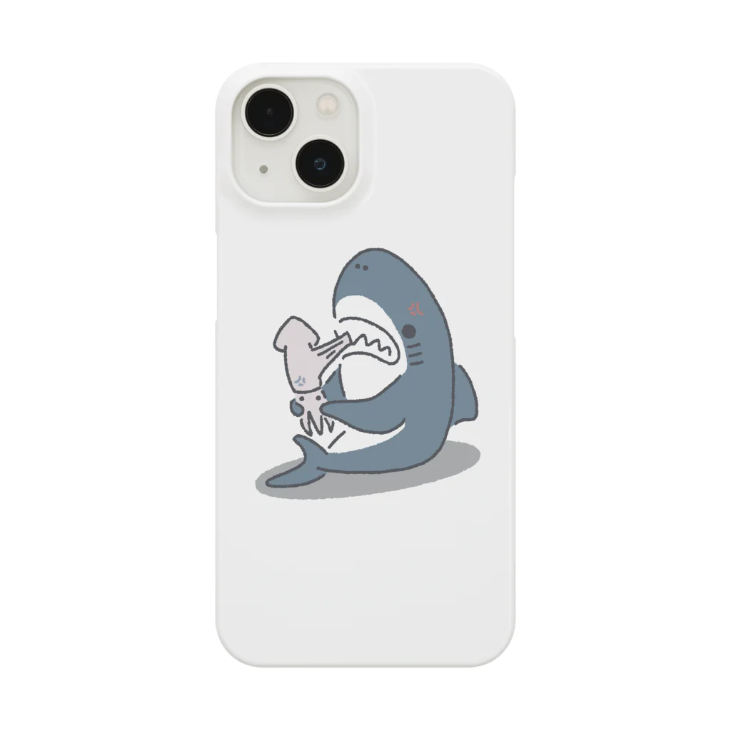 サメ わりとおもいの#イカが嚙み切れないサメ Smartphone Case