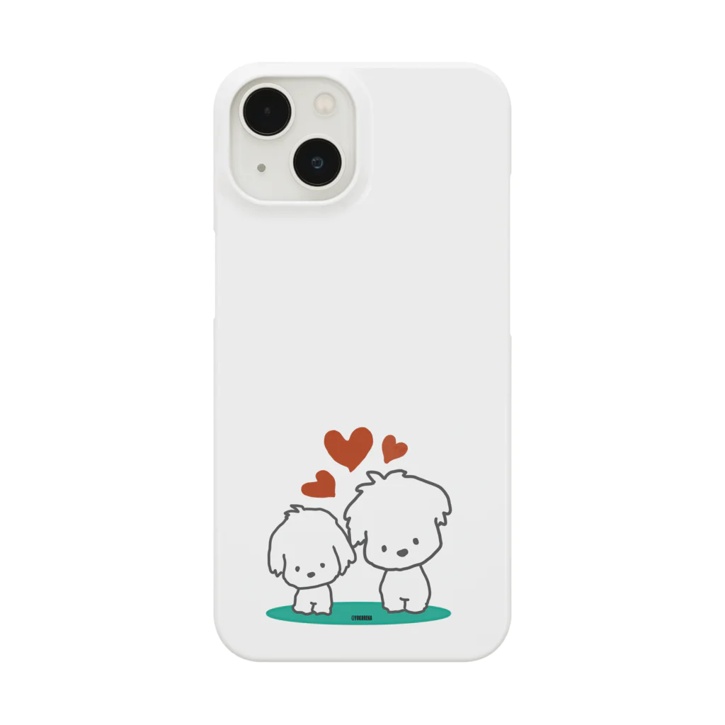 YOKORENAの白い犬❤マルチーズ Smartphone Case