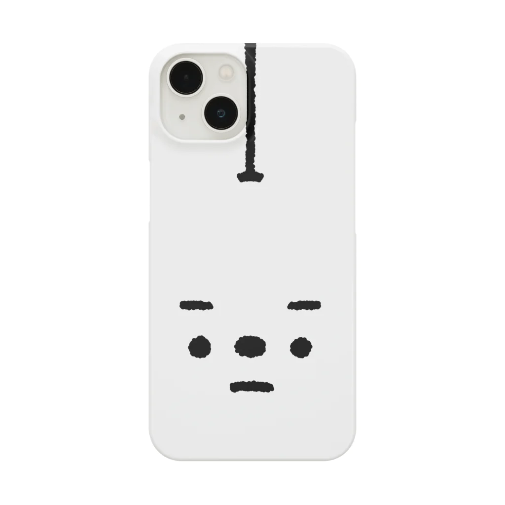 こつｗのおみせの量産うさぎ まゆげ ver.ホワイト Smartphone Case