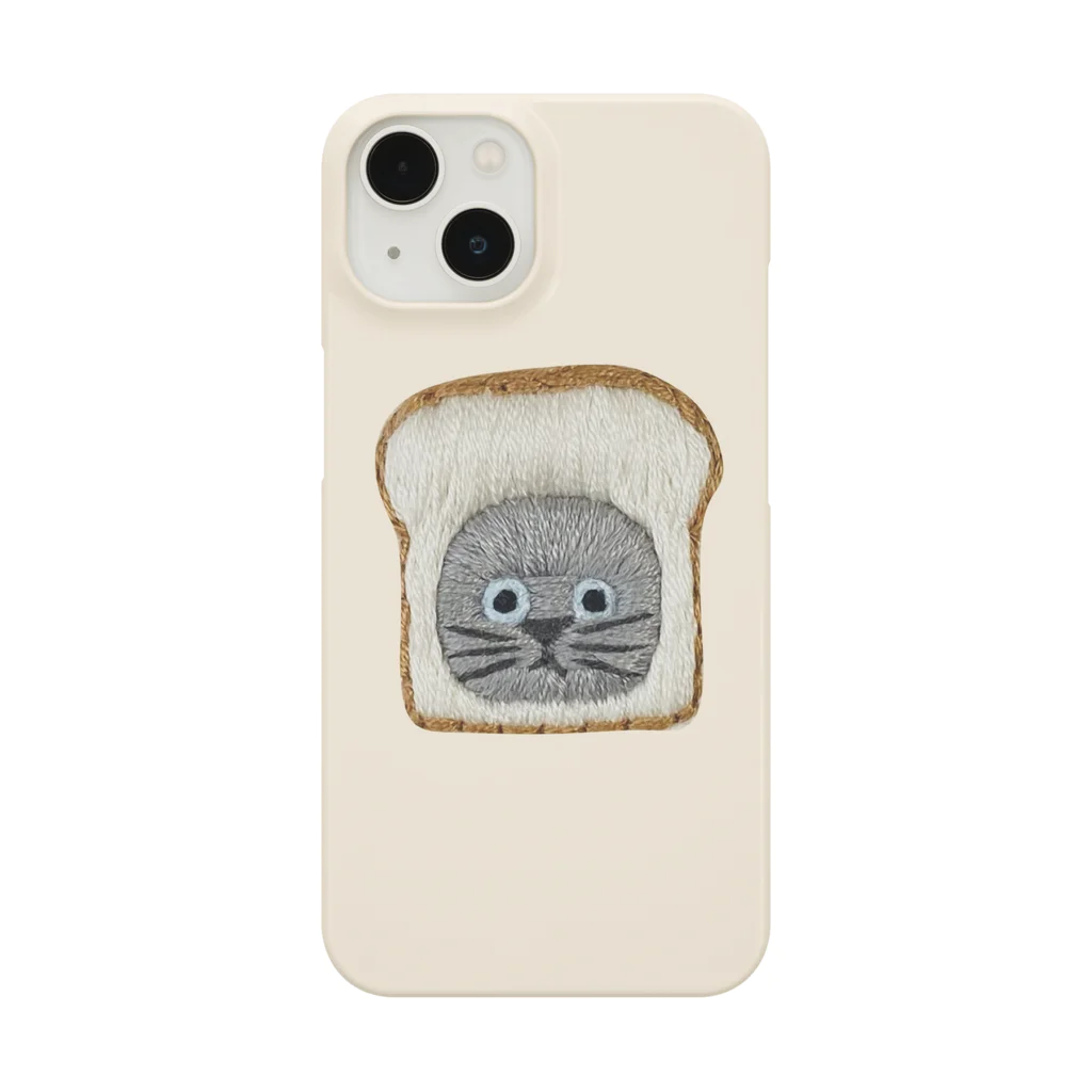 CHOPPIRIのかぶる猫[食パンver.](ロシアンブルー) Smartphone Case