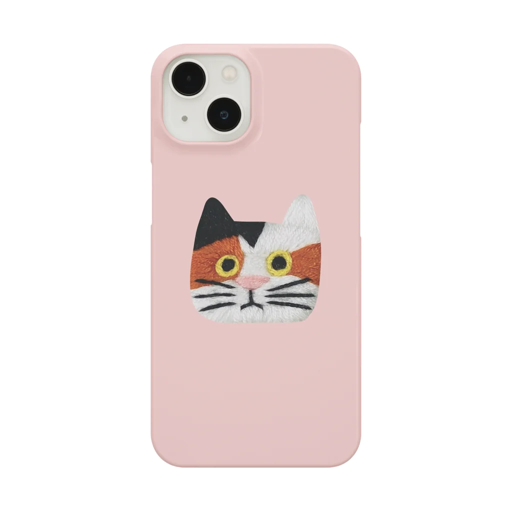 CHOPPIRIの三毛猫のスマホケース Smartphone Case