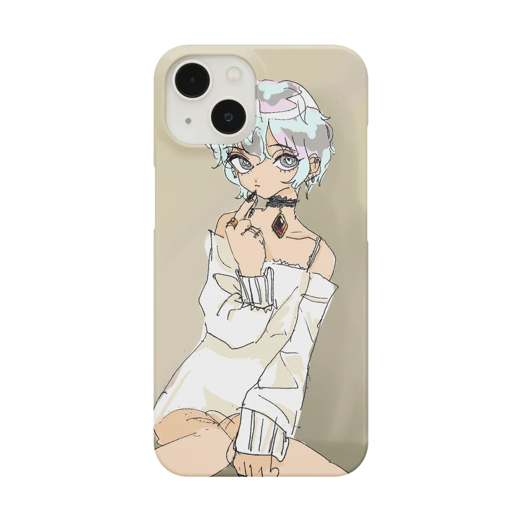 🥝RAMI🥝のショートヘアの彼女 Smartphone Case