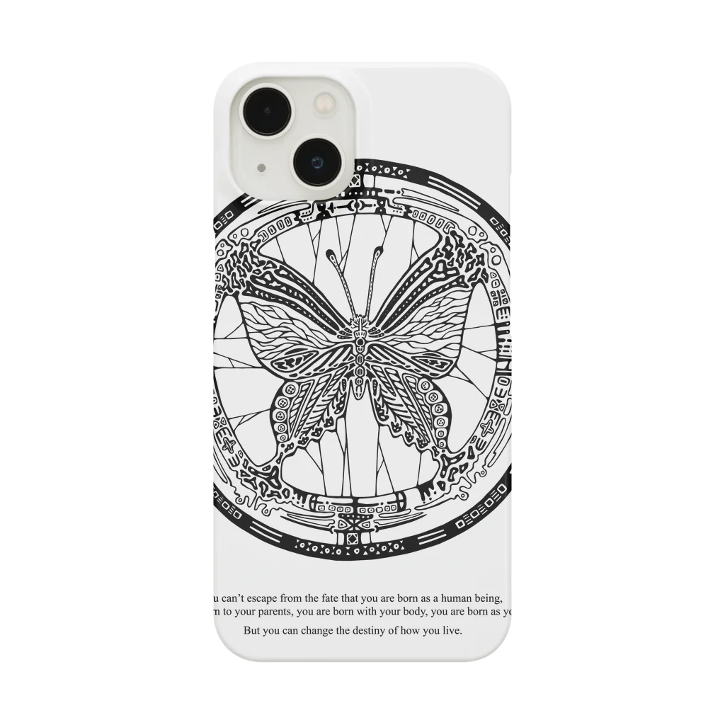 ༒ Aya Earthling ༒の宿命の蝶　Butterfly of Fate Smartphone Case