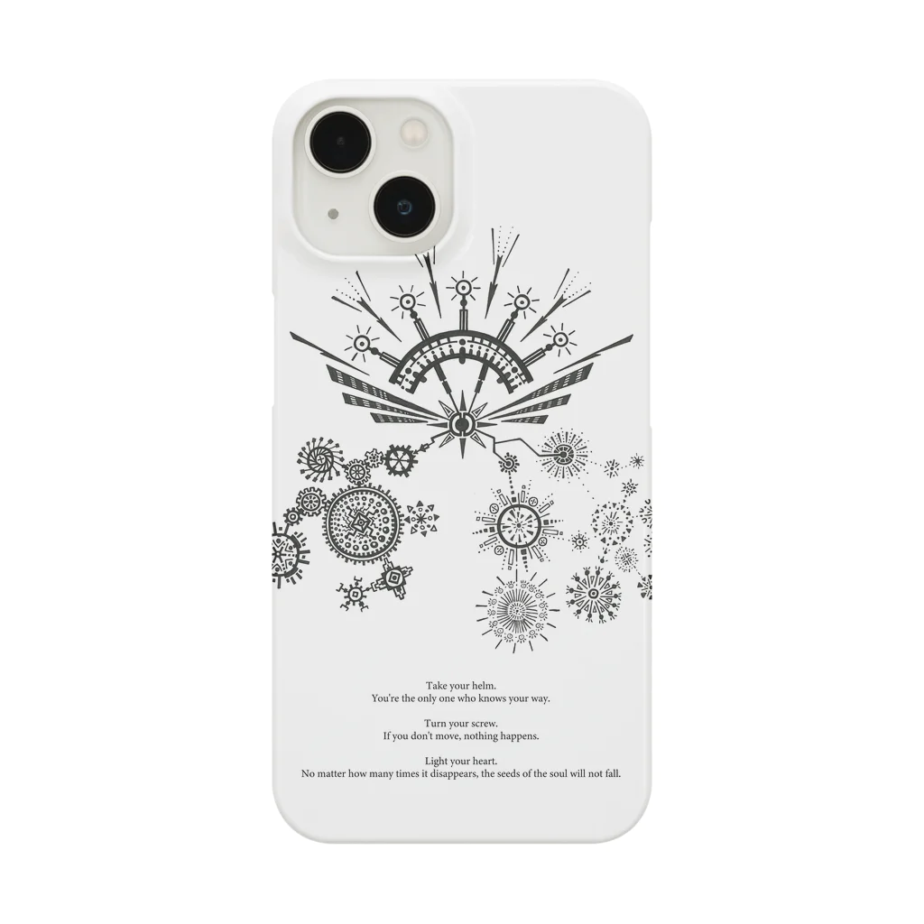 ༒ Aya Earthling ༒の人生の舵　Helm of life Smartphone Case