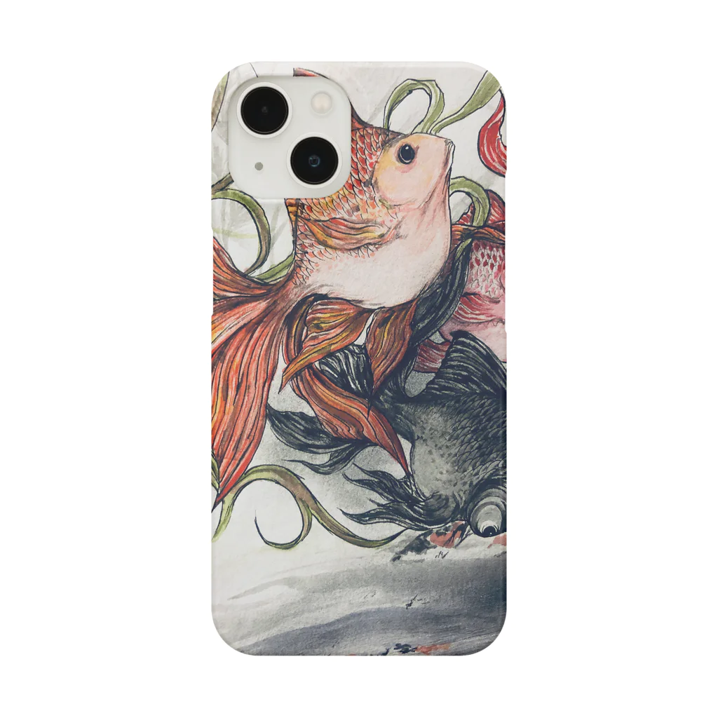 人体堂/jintaiアート工房の金魚スマホケース Smartphone Case