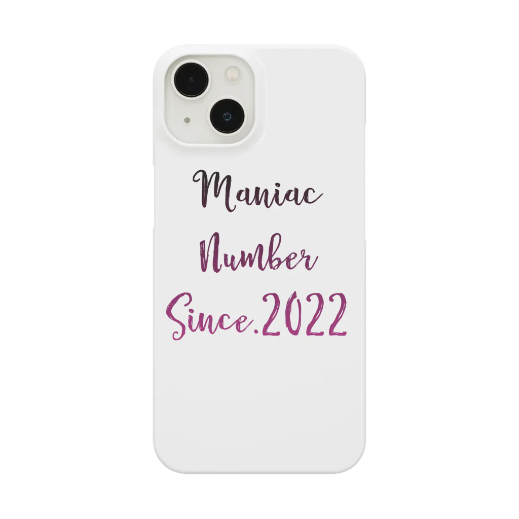 Maniac Number のManiac Number standardロゴ スマホケース