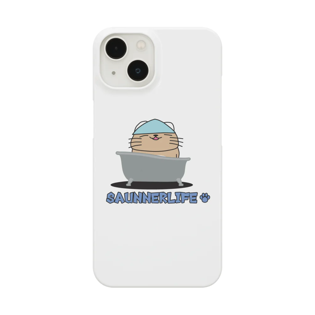 SAUNNERLIFE公式オンラインショップのさうにゃにゃん お風呂 Ver. Smartphone Case