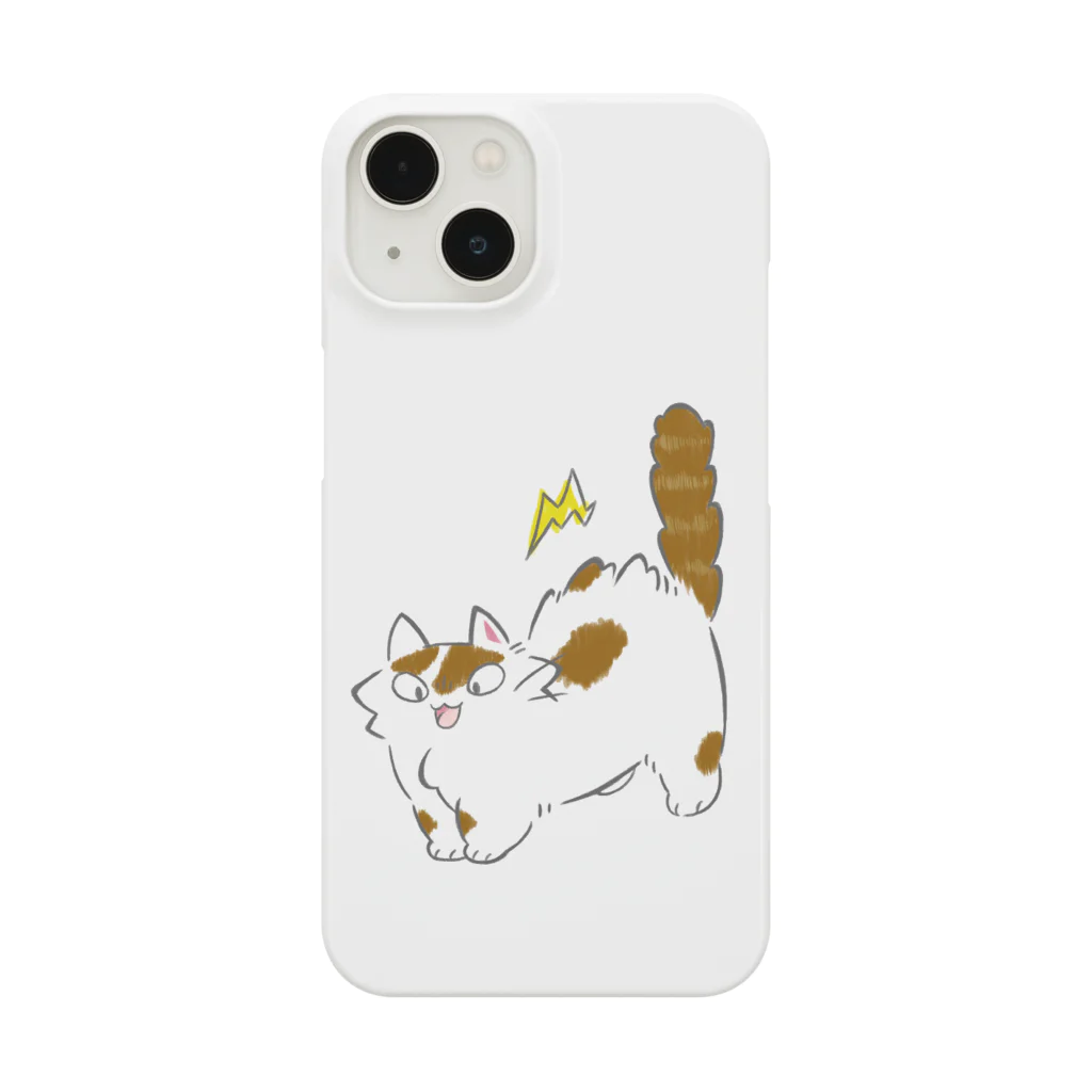 むこうずねのおどろきねこ スマホケース