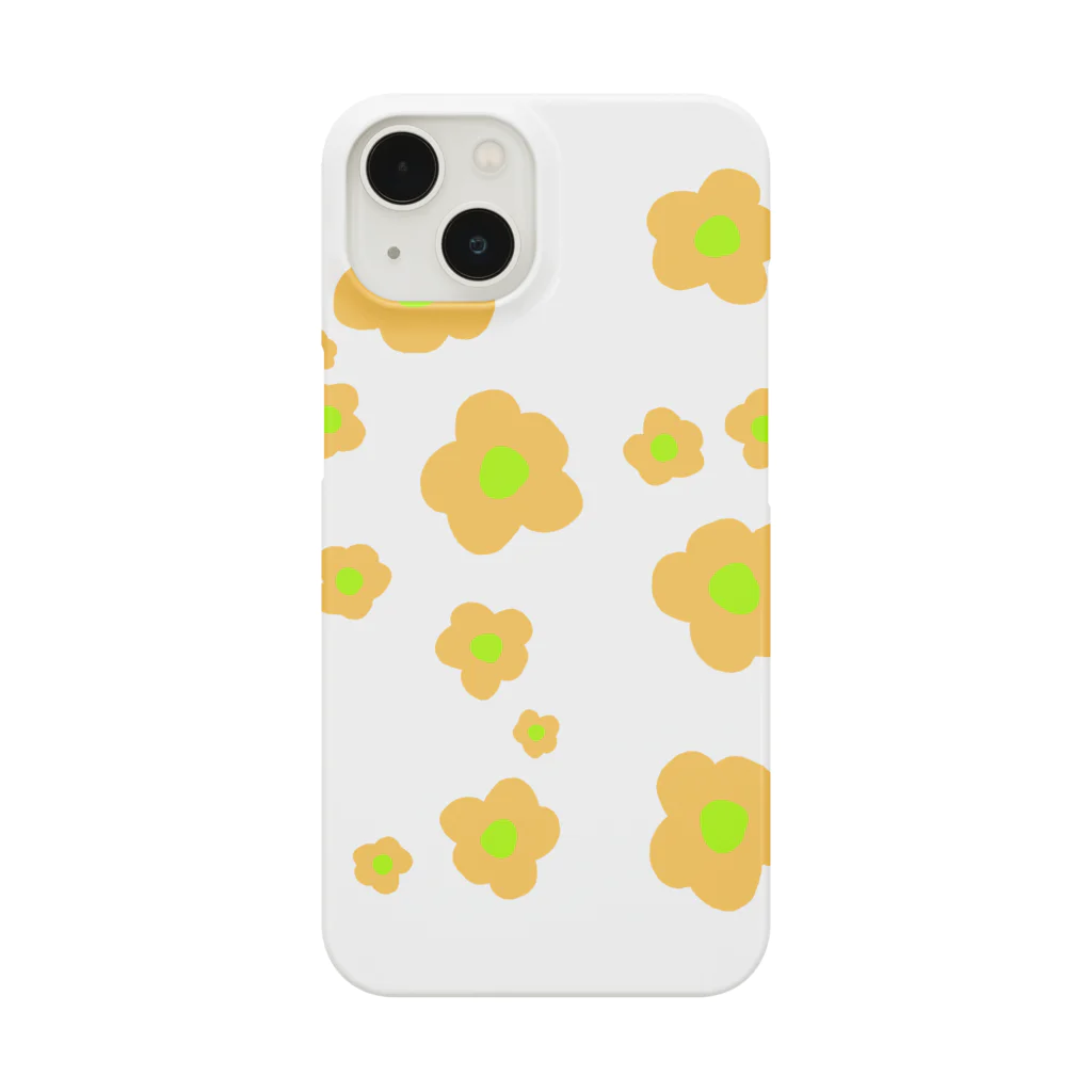 ナマサラダのオレンジのお花 Smartphone Case