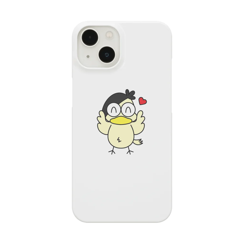 まあまあ鳥グッズのまあまあ鳥ハート Smartphone Case